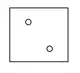 Figure sequence puzzle - Option (C) - Two dots at the other pair of opposite corners of a square