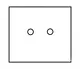 Figure sequence puzzle - Option (D) - Two dots at the left and right midpoints of a square